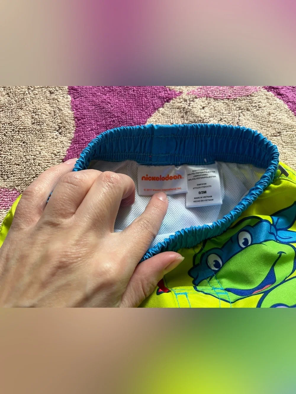 Nickelodeon TMNT Swim Trunks